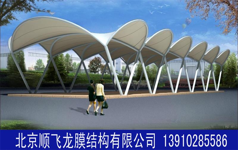 西安農(nóng)貿(mào)廣場長廊膜結(jié)構(gòu)工程